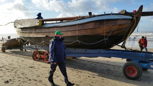 De karavaan op weg naar paal 36