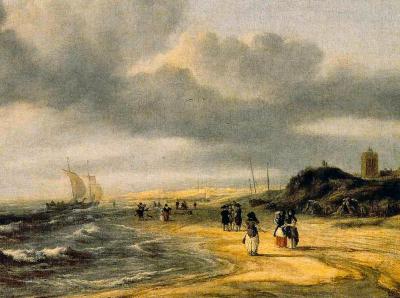 Jacob van Ruisdael - Het strand bij Egmond aan Zee