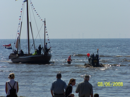 Terug op strand bij Egmond