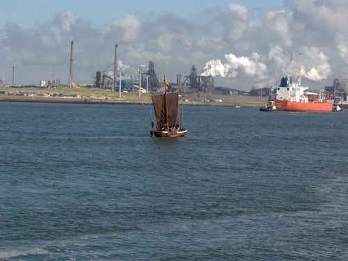 Binnenlopen in IJmuiden tijdens Havenfestival