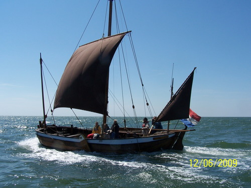 Onder zeil naar Scheveningen