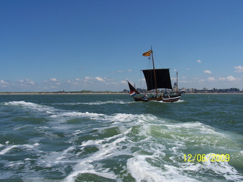 Aankomst bij Scheveningen