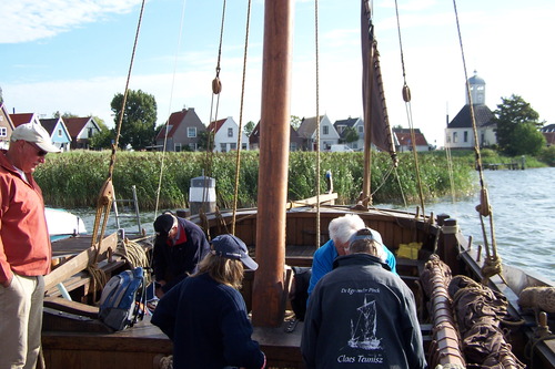 Aan de steiger te Durgerdam