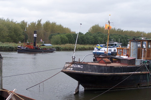 Het stoomschip de "Vereeniging"