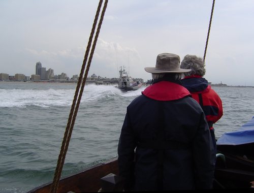 Scheveningen in zicht