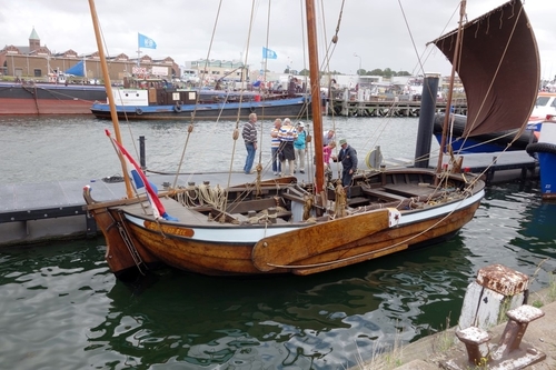 aan de steiger in IJmuiden