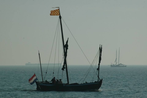 op weg naar Spakenburg