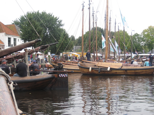 In de haven van Elburg