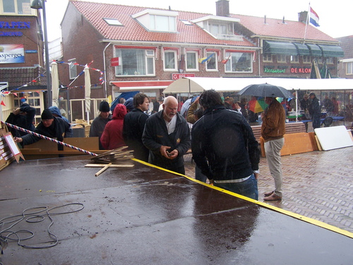 Afrekenen in de regen